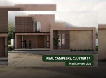 Casa de 3 habitaciones, Villahermosa · Casa en Venta en Real Campestre Cluster 14 Mod Siempre Viva F - 979