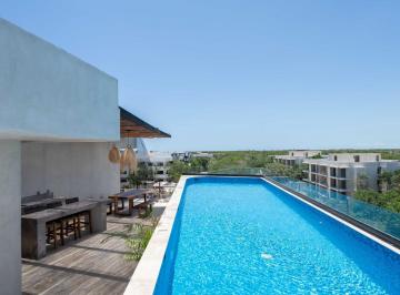 Departamento · 61m² · 2 Recámaras · Departamento en Venta de 2 Recámaras en Aldea Zama, Tulum
