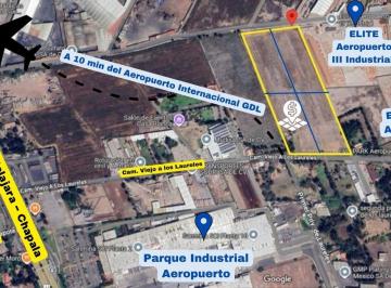 Terreno industrial , Tlajomulco de Zúñiga · Terreno Industrial en Venta en Aeropuerto - Camino Viejo a Los Laureles 75