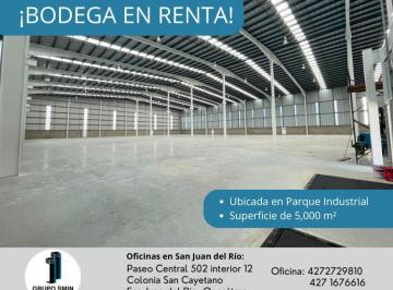 Nave industrial , San Juan del Río · Bodega de 5,000 m² en Nuevo Parque Industrial San Juan del Río
