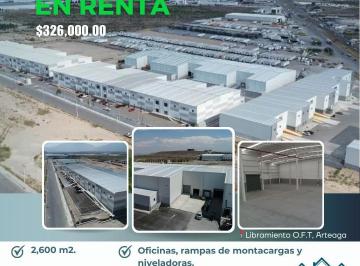 Nave industrial , Arteaga · Renta de Bodegas en Server $73,000