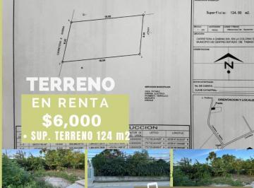 Terreno / Lote · 124m² · Terreno en Renta Para Negocio