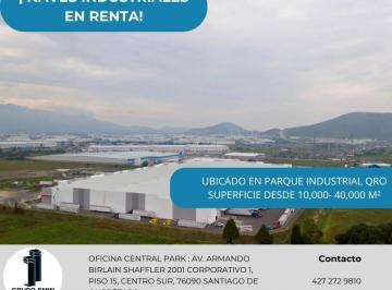 Nave industrial , Querétaro · Nave Industrial en Renta de 10,000 m² en Parque Industrial Querétaro