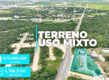 Terreno / Lote , Mérida · Terreno Uso Mixto Para Desarrollar en Zona Residencial Merida - Sitpach