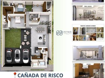 Casa · 282m² · 4 Recámaras · 3 Estacionamientos · Casa en Fraccionamiento Residencial Cañada del Refugio