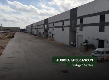 Bodega comercial , Benito Juárez · Bodega Industrial en Renta en Aurora Park Cancun F - 1001