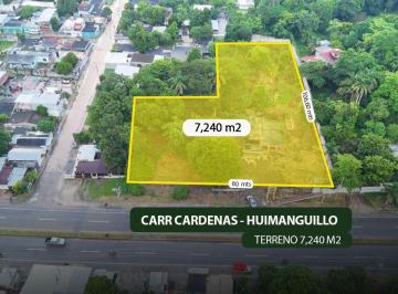 Terreno / Lote , Cárdenas · Terreno en Venta en Carr Cardenas - Huimanguillo F - 1002