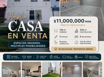 Casa de 8 habitaciones, Benito Juárez · Propiedad Multifuncional en Venta