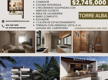 Departamento · 76m² · 2 Recámaras · 1 Estacionamiento · Departamento en Venta en La Laguna del Carpintero
