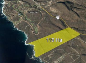 Terreno comercial , Ensenada · Terreno en Ensenada: 119 Ha Frente Al Mar en Baja Mar Sur.