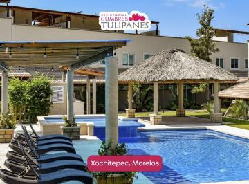 Casa de 3 habitaciones, Xochitepec · Casa con Recamara en Planta Baja Frente Alberca Roff Garden Opcional