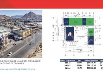 Local comercial · 109m² · Local El Renta Av Tecnológico Plaza Adelita