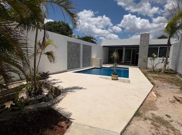 Casa de 2 habitaciones, Mérida · Casa Nueva un Nivel Santa Rita Cholul Mérida