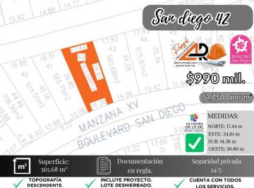 Terreno / Lote , Ixtapan de la Sal · Lote San Diego 42 Mz Xv en Fracc Rancho San Diego Ixtapan de La Sal
