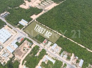 Terreno / Lote · 17497m² · Terreno en Venta en Av Cobá, Tulum, Quintana Roo