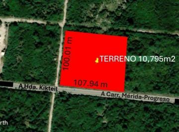 Terreno / Lote · 10795m² · Venta Terreno Komchen 1.08ha Sobre Carr. a Hda. Kikteil en Norte de Mérida, Yuc - (4)