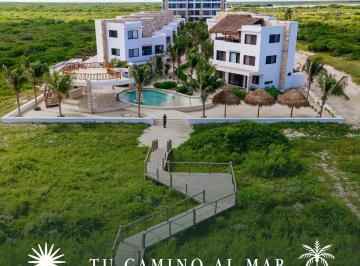 Departamento · 242m² · 4 Recámaras · Venta Casa Estilo Villa 3 Recamaras Equipada en Telchac Puerto, Yucatan