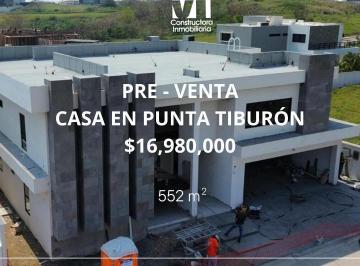 Casa · 574m² · 5 Recámaras · Pre - Venta de Casa en Punta Tiburón