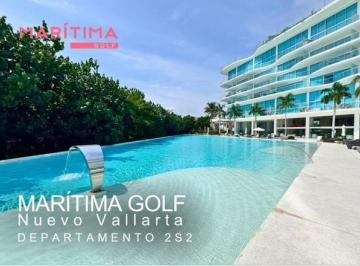 Departamento de 1 habitación, Tepic · Venta de Departamento en Maritima Golf Nuevo Vallarta