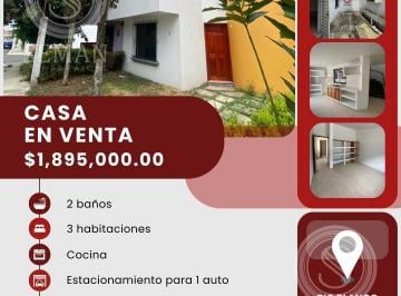 Casa · 110m² · 3 Recámaras · 1 Estacionamiento · Venta Casa Fracc. Jardin - Rio Blanco, Veracruz