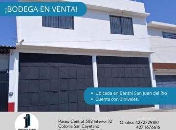 Bodega comercial , San Juan del Río · Bodega en Venta en Banthí, San Juan del Río 400 m²