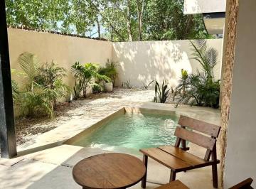 Departamento · 141m² · 2 Recámaras · 1 Estacionamiento · Departamento en Venta en Tulum | Tuluna Piscina Privada, Áreas Comunes