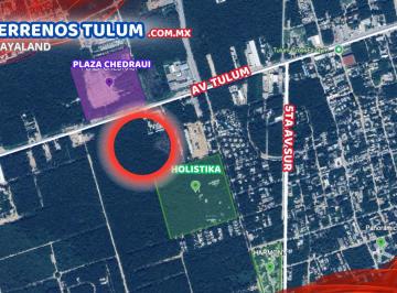 Terreno / Lote , Tulum · Oportunidad Terreno a Unos m del Nuevo Centro Comercial Chedraui Tulum