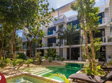 Departamento de 1 habitación, Tulum · Departamento en Venta en La Veleta, Tulum con Terraza