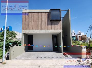 Casa · 160m² · 3 Recámaras · 2 Estacionamientos · Casa Nueva en Venta en Coto Privado Bonaterra, Benavente, Zamora, Michoacán.