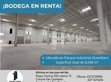 Nave industrial , Querétaro · Nave en Renta de 1,500 m² en Parque Industrial Querétaro