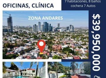 Casa de 7 habitaciones, Zapopan · Casa en Venta, Zona Andares (Oficinas, Clinica).
