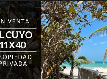 Terreno / Lote · 440m² · Terreno en El Cuyo Frente Al Mar!