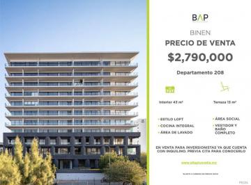 Departamento de 1 habitación, León · Departamento Binen – 208