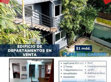 Villa · 475m² · 13 Recámaras · 6 Estacionamientos · Edificio de Departamentos en Venta en Zona Residencial en Playa del Carmen