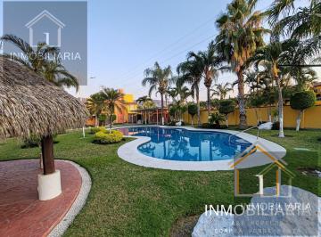 Casa en condominio · 85m² · 2 Recámaras · 1 Estacionamiento · Casa con Alberca Comun en Fraccionamiento en Emiliano Zapata Morelos