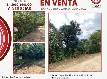 Terreno / Lote · 1657m² · Venta Terreno en Tenango Cerca de Uv de Odontologia