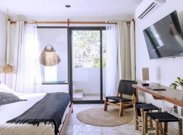 Departamento · 35m² · 1 Recámara · 1 Estacionamiento · Se Vende Estudio con Plunge Pool en Akua Reserve, Aldea Zama, Tulum