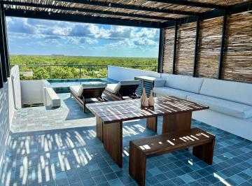 Departamento de 1 habitación, Tulum · Zel - Va Tulum - Penthouse con Rooftop y Piscina