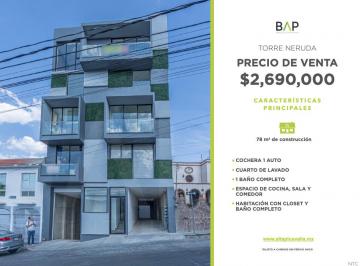 Departamento de 1 habitación, León · Departamento Torre Neruda 4