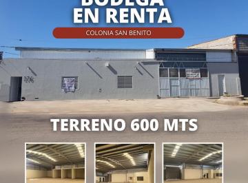 Bodega comercial , Hermosillo · Bodega San Benito 600 m² Renta, Hermosillo, Sonora.