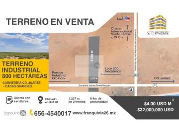 Terreno comercial , Juárez · Se Venden Terrenos Industriales y Comerciales en Ciudad Juarez, Chihuahua