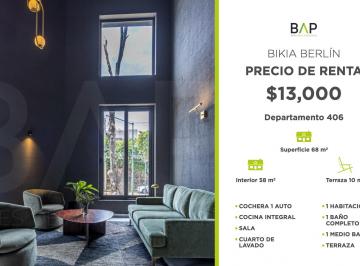 Departamento de 1 habitación, León · Departamento Bikia 406