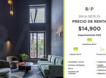 Departamento de 1 habitación, León · Departamento Bikia 606