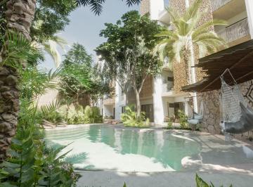 Departamento · 79m² · 1 Recámara · 1 Estacionamiento · Departamento en Preventa en Tulum, 1 Habitacion con Alberca Privada