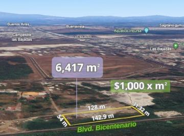 Terreno / Lote · 6417m² · Terreno en Venta en Boulevard Bicentenario Veracruz