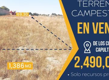 Terreno / Lote · 1386m² · Venta de Terreno en Toluca Zona Capultitlán con Fácil Accesibilidad por Calzada del Pacífico