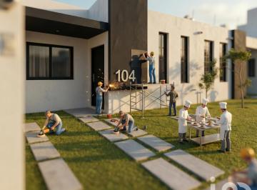 Casa · 115m² · 3 Recámaras · 2 Estacionamientos · Casa Nueva 3 Recámaras y 1 Planta Cerca de Ciudad Industrial Celaya Ventanales de Santamaria