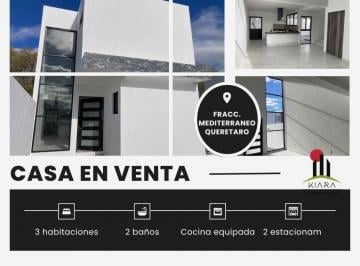 Casa de 3 habitaciones, Corregidora · Venta Casa en Fraccionamiento Mediterráneo en Corregidora