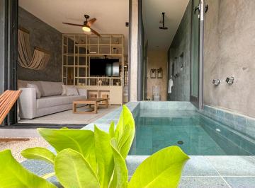 Departamento de 1 habitación, Tulum · Loft Premium en Tulum con Piscinas + Rooftop + Coworking | Ideal Renta Mensual
