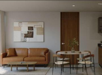 Sala, Comedor y Cocina · Departamento en Venta en Zona Yucatán Country Club en Mérida